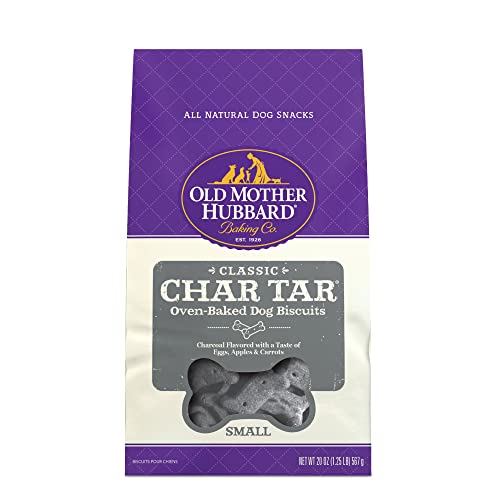 Old Mother Hubbard Classic Crunchy Natural Dog Treats, Char-Tar Small Biscuits, 20-Ounce Bag
