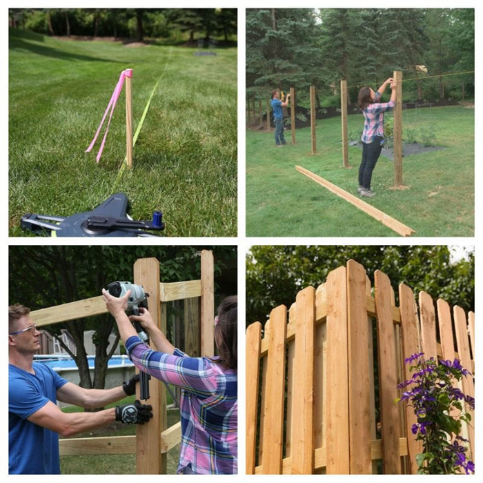 DIY деревянный забор для уединения