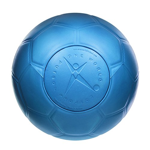 Футбольный мяч One World Play Project - нераскачивающийся, небьющийся, не сдувающийся, нетоксичный футбольный мяч