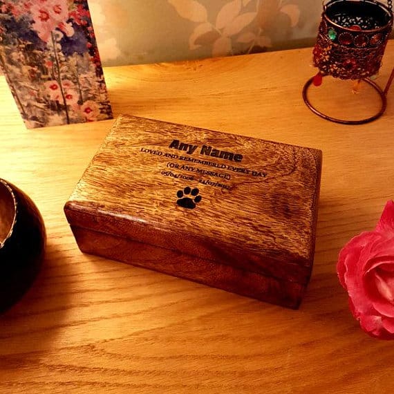 деревянная прямоугольная урна для собак
