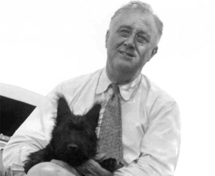 Рузвельт и его собака
