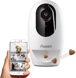 Pawbo Камера для домашних животных и диспенсер для лакомств